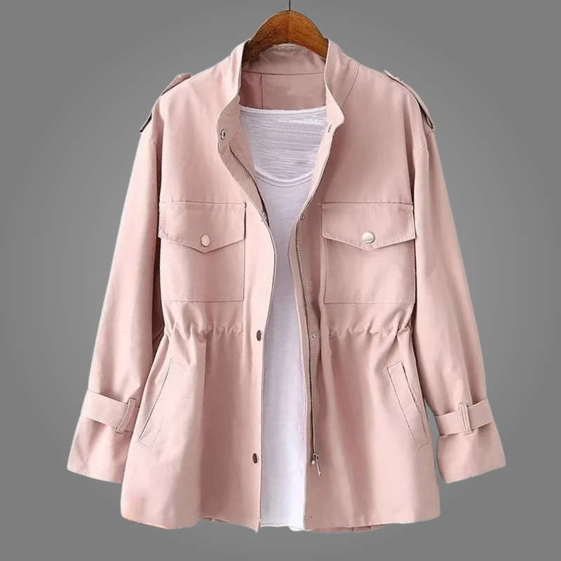Lightweight Drawstring Utility Jacket