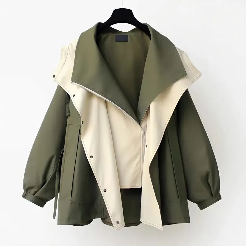 Two-Tone Utility windbreaker Jacket