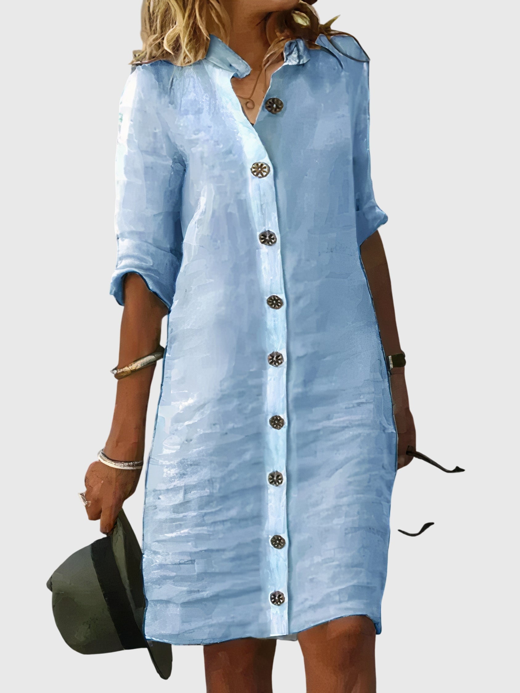 Stylish button dress