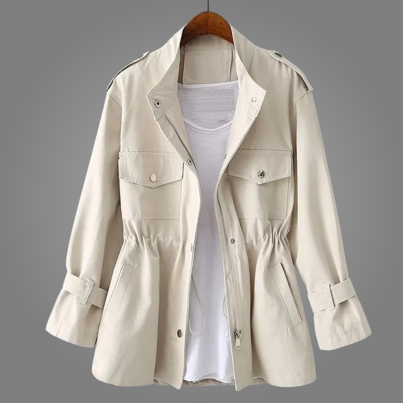 Lightweight Drawstring Utility Jacket