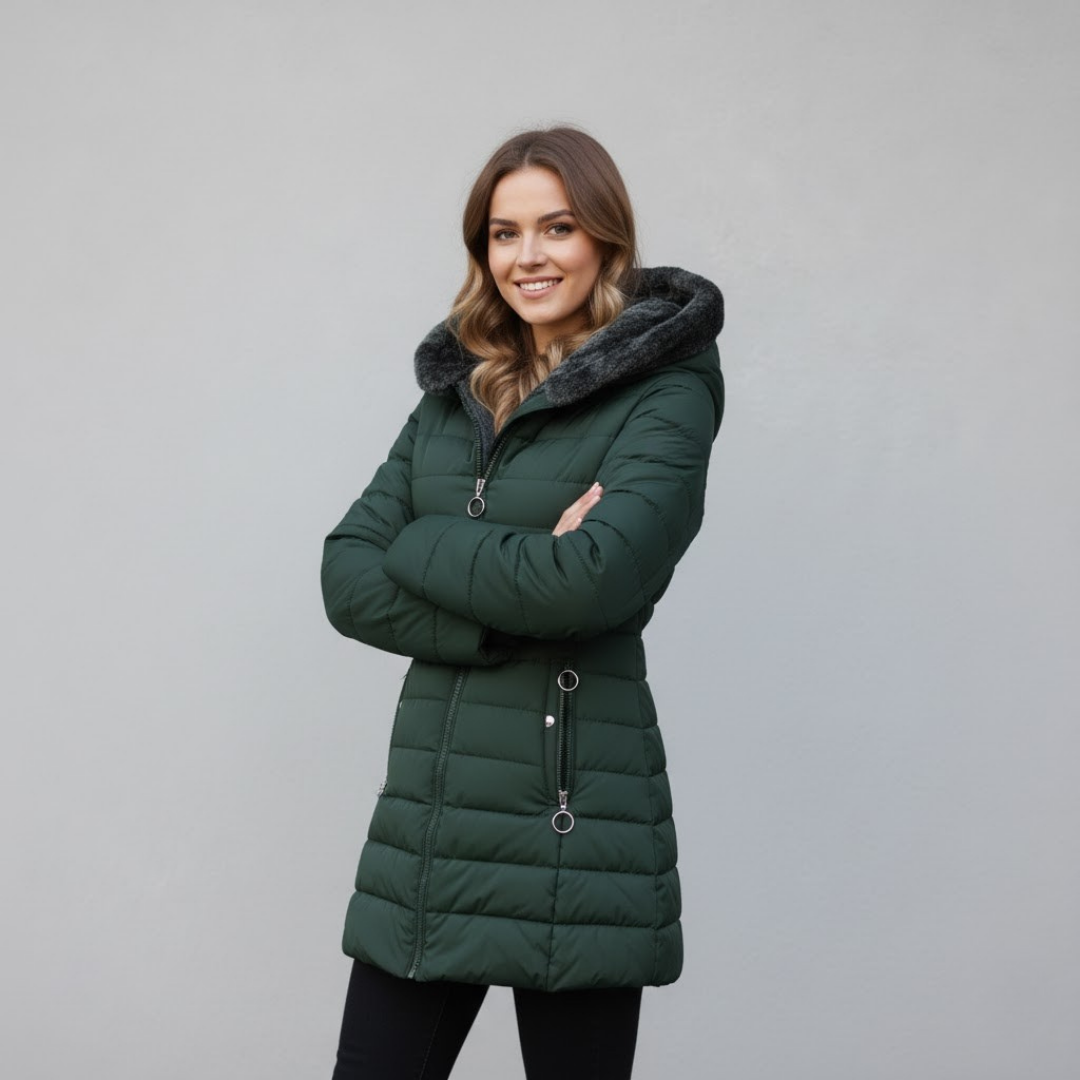 Faux Fur Lined Puffer Coat