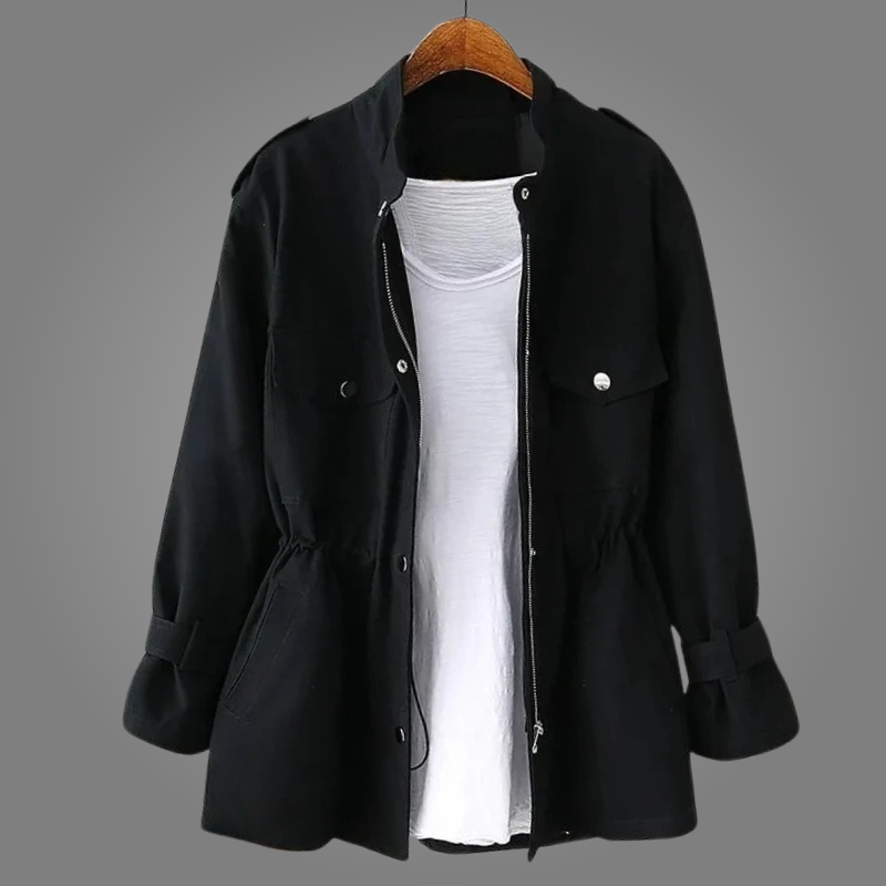 Lightweight Drawstring Utility Jacket
