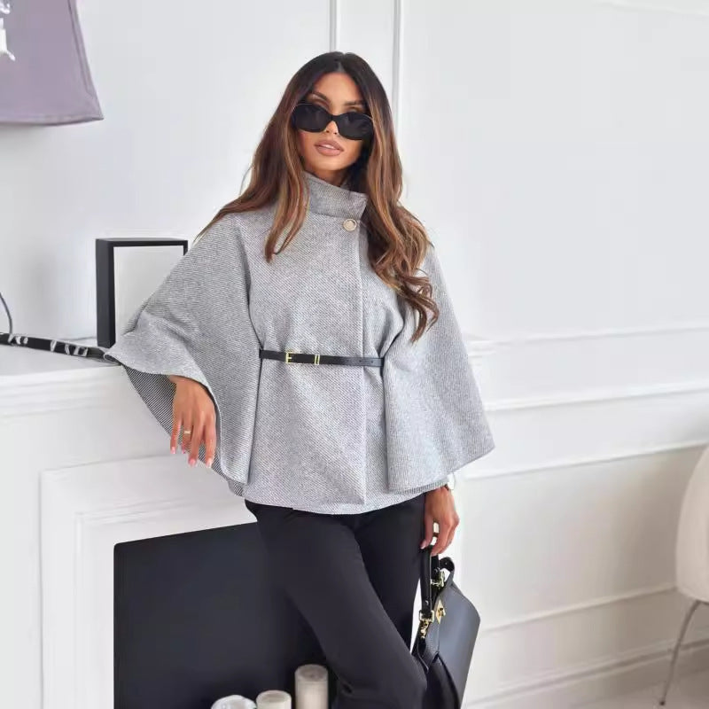 Chic butterfly jacket with belt