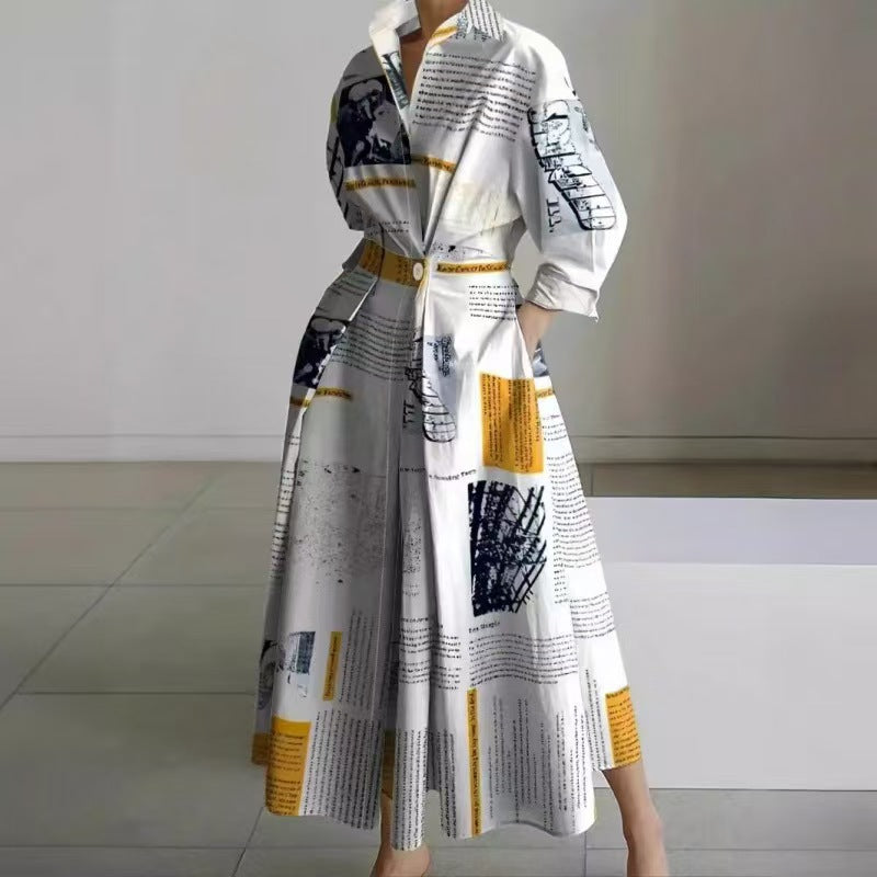 Minimalist Belted Midi Dress