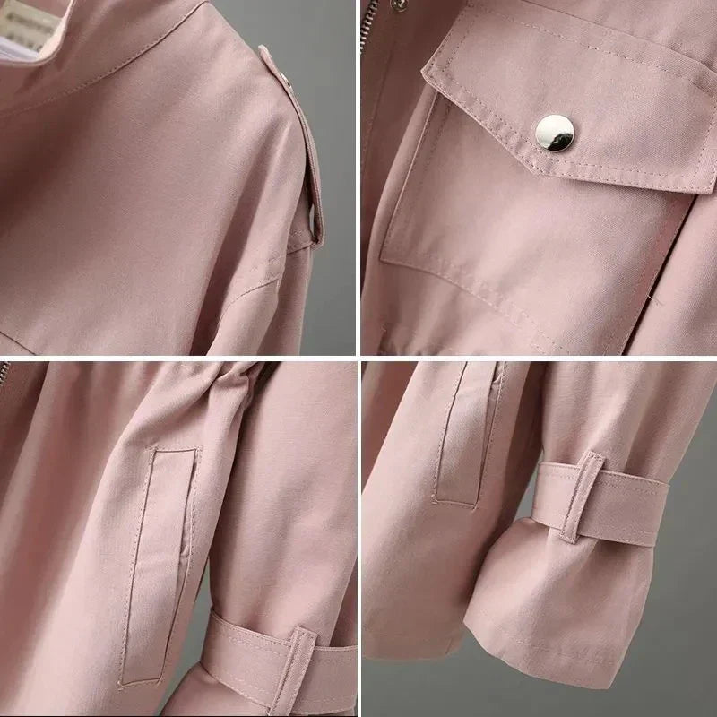 Lightweight Drawstring Utility Jacket
