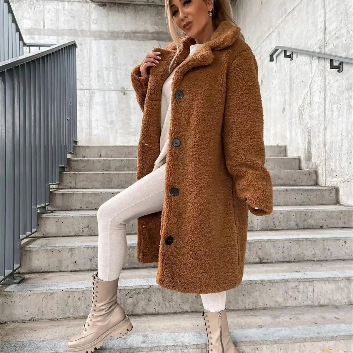 Long Teddy Winter Coat