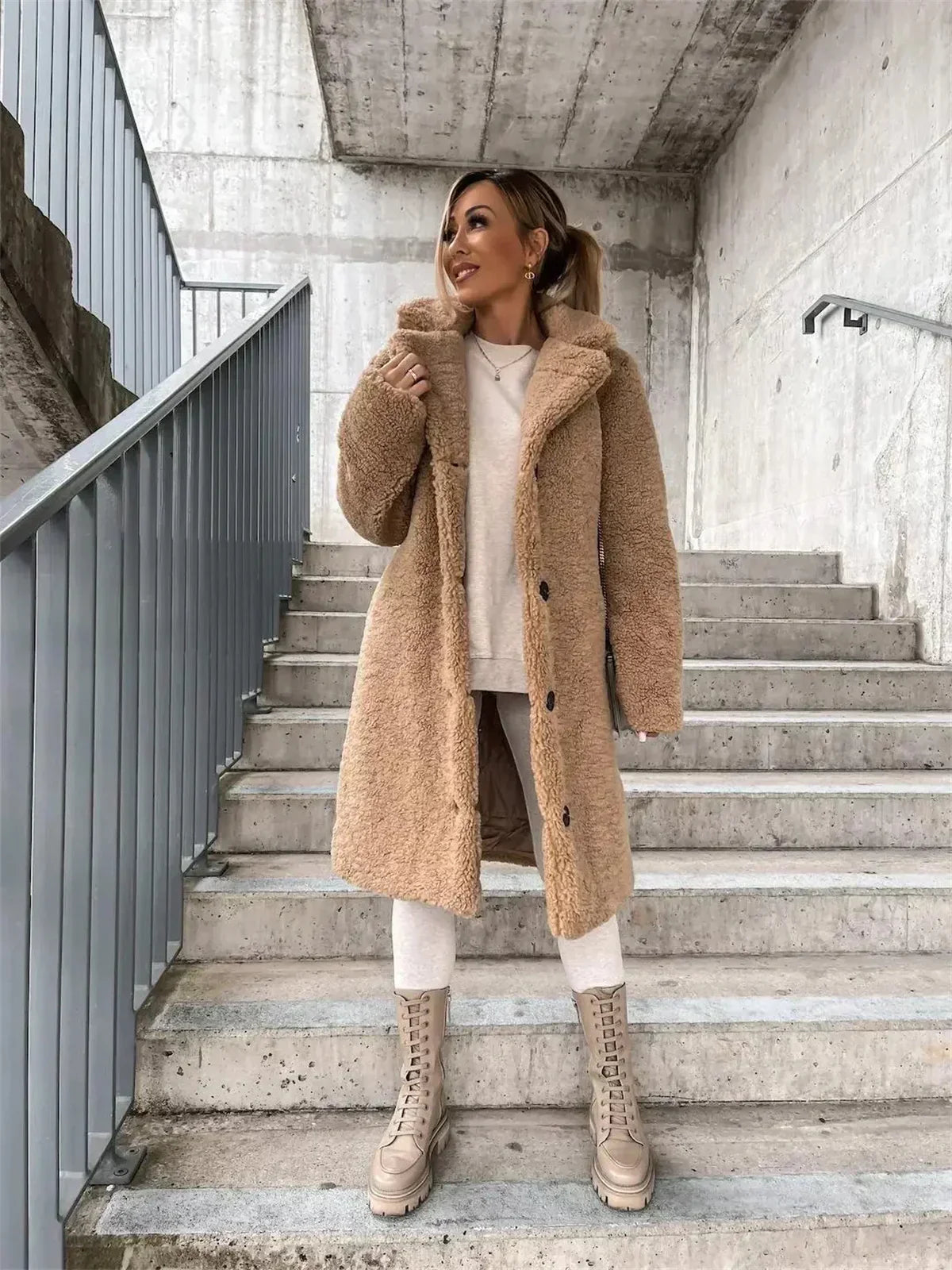 Long Teddy Winter Coat