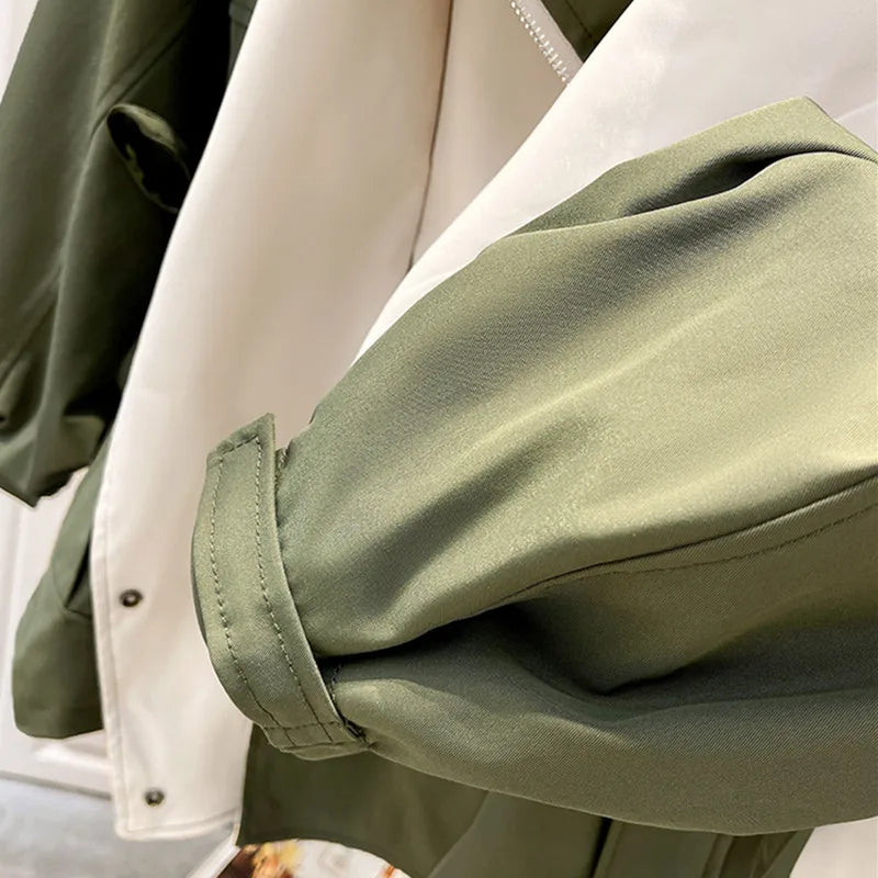 Two-Tone Utility windbreaker Jacket