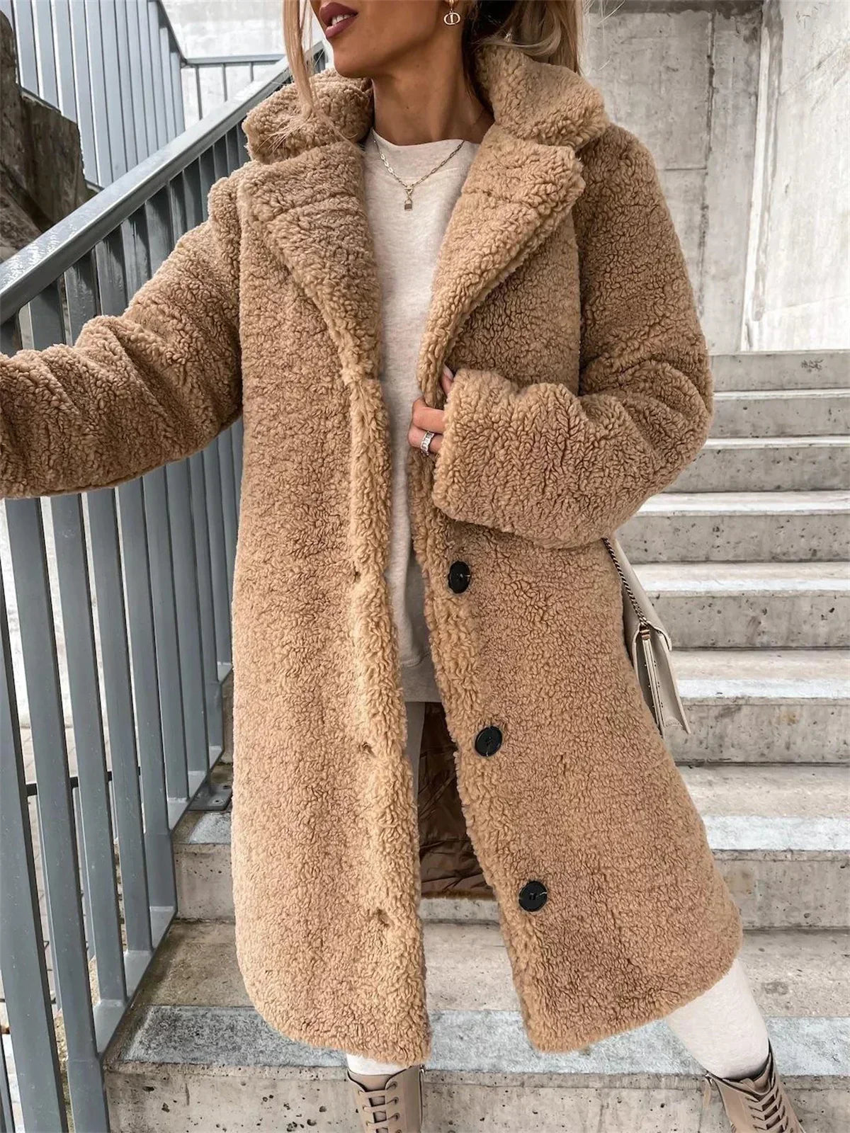 Long Teddy Winter Coat