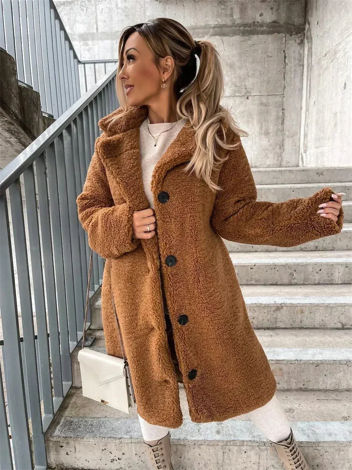 Long Teddy Winter Coat