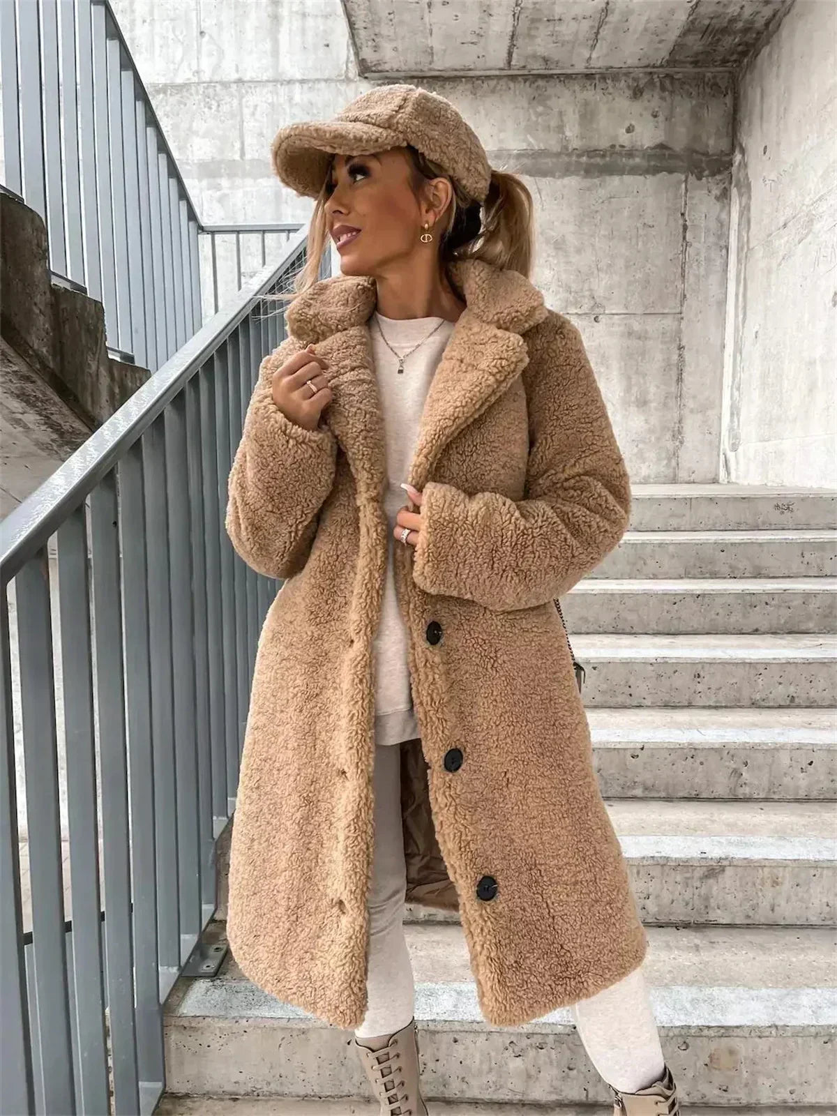 Long Teddy Winter Coat