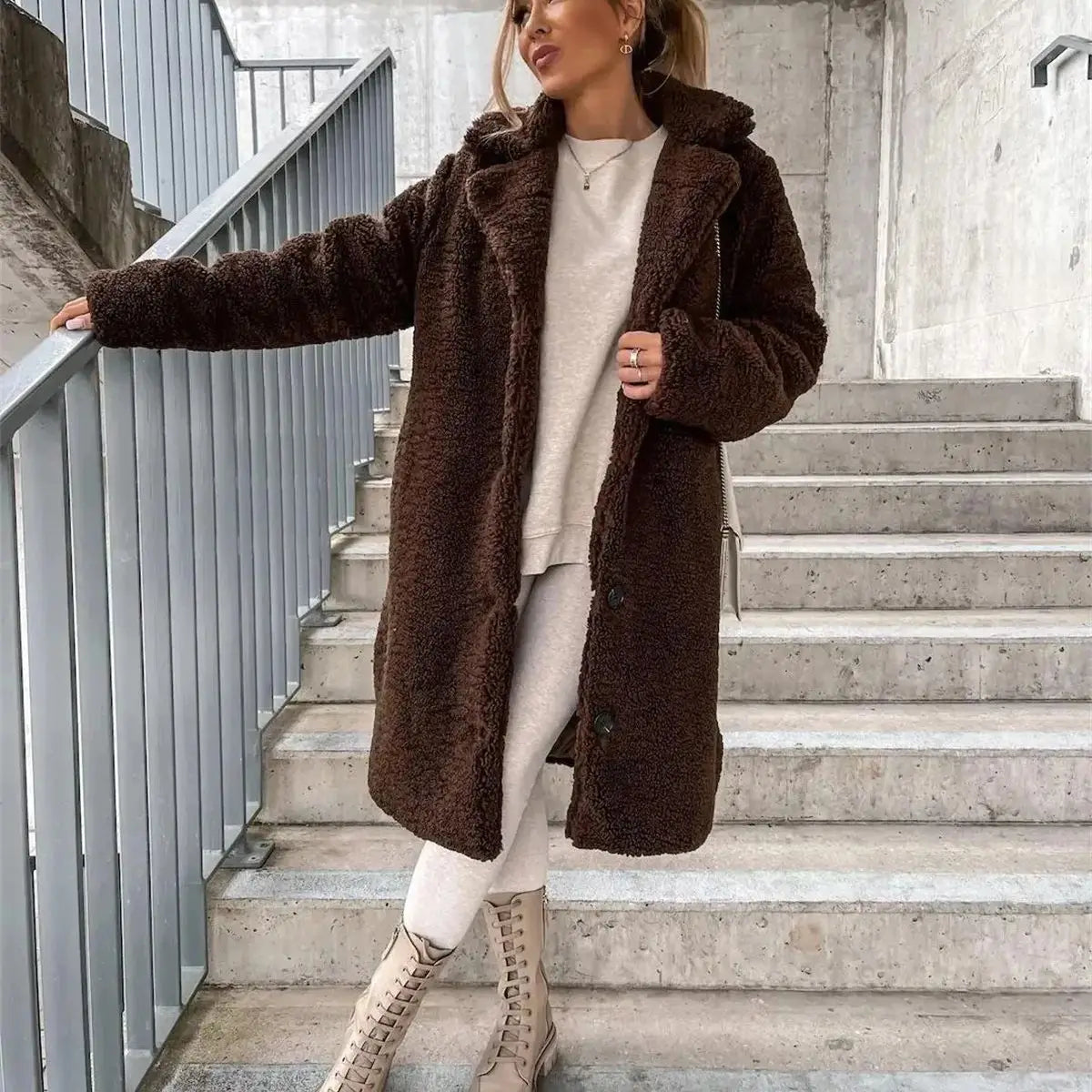 Long Teddy Winter Coat