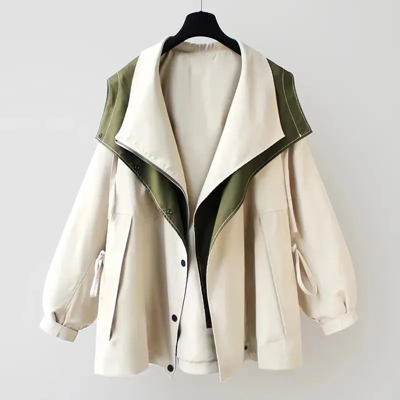 Two-Tone Utility windbreaker Jacket