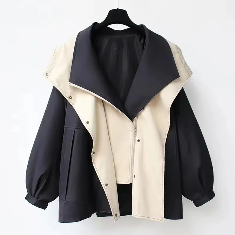 Two-Tone Utility windbreaker Jacket