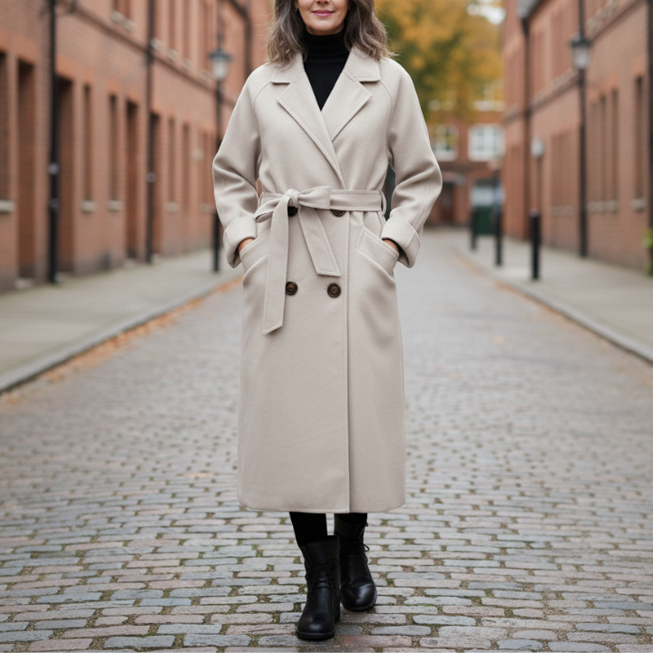 Belted Longline Trench Coat