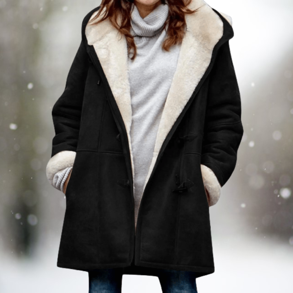 semi long Fleece Coat
