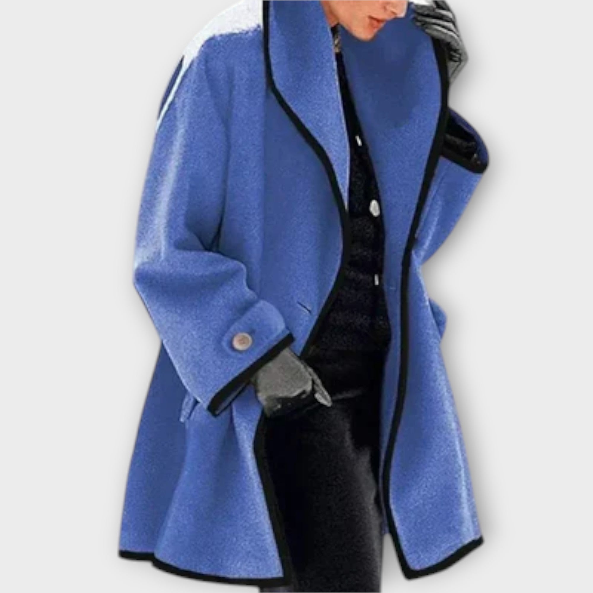 Oversized Wool-Blend Coat