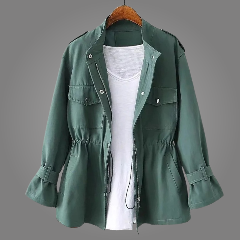 Lightweight Drawstring Utility Jacket