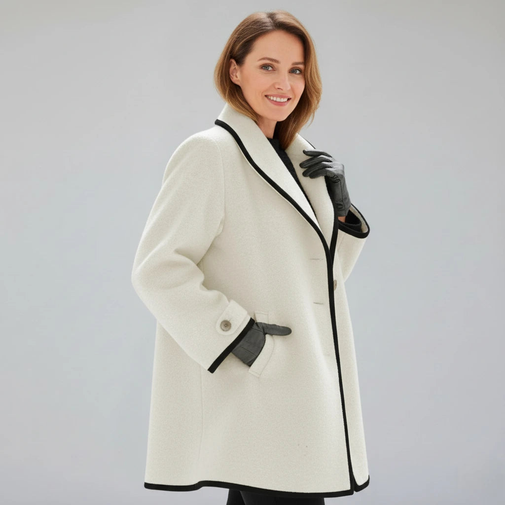 Oversized Wool-Blend Coat