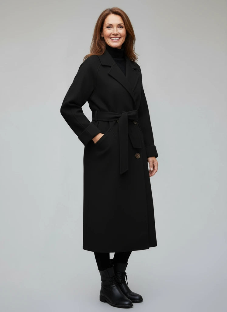 Belted Longline Trench Coat