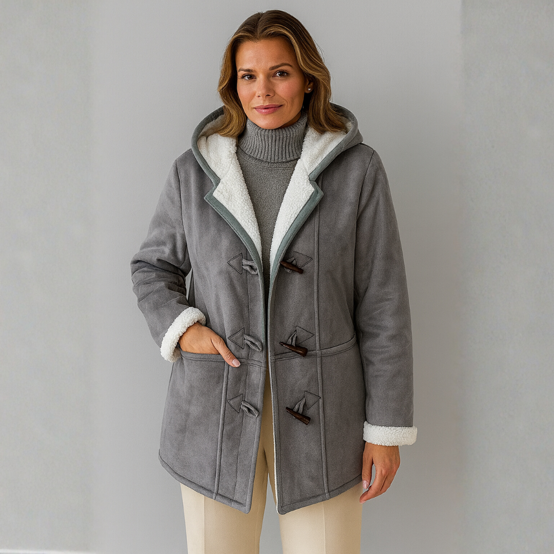Winter Coat with Hood and Warm Lining