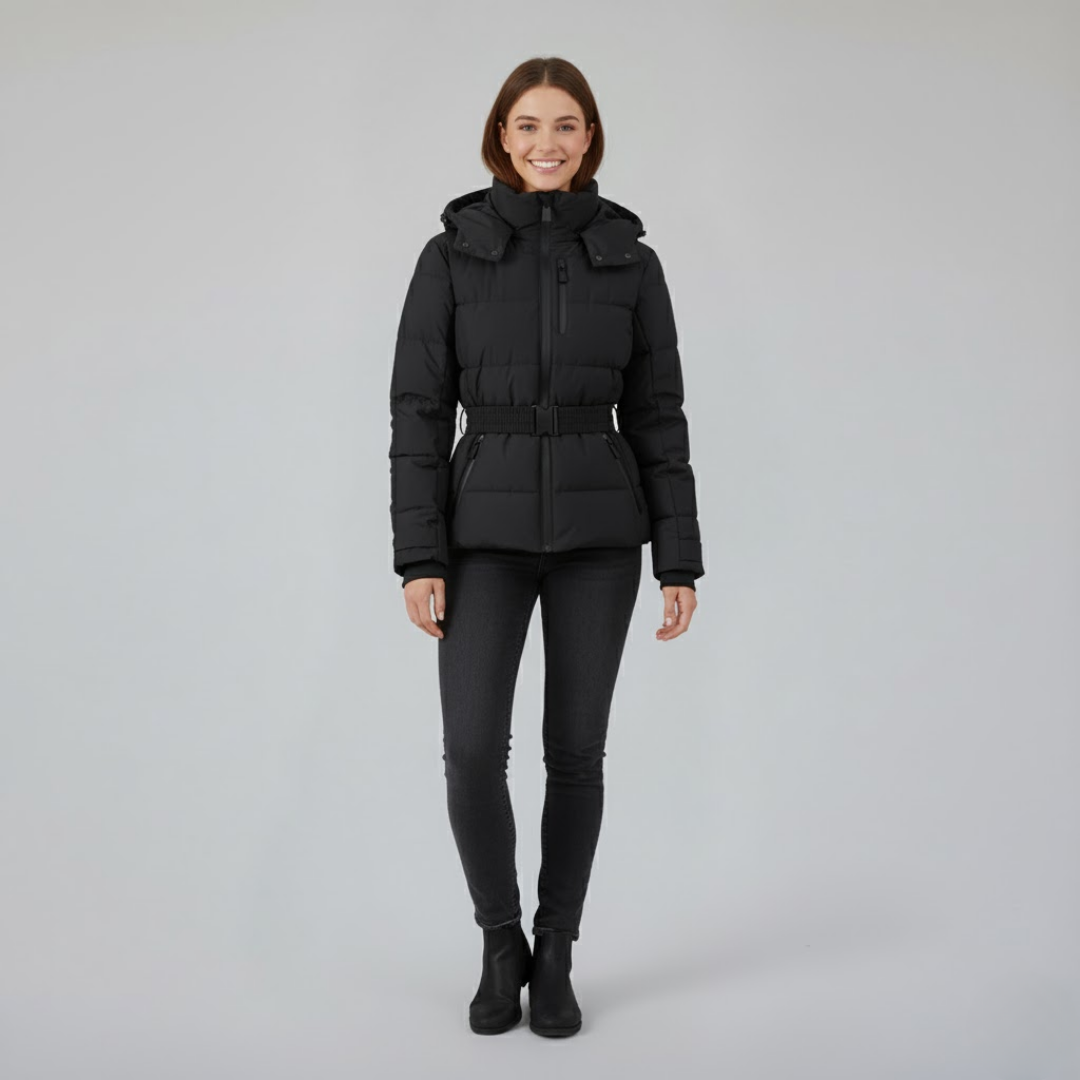 Belted Puffer Jacket