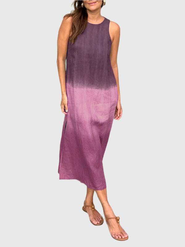 Sleeveless Ombre Maxi Dress