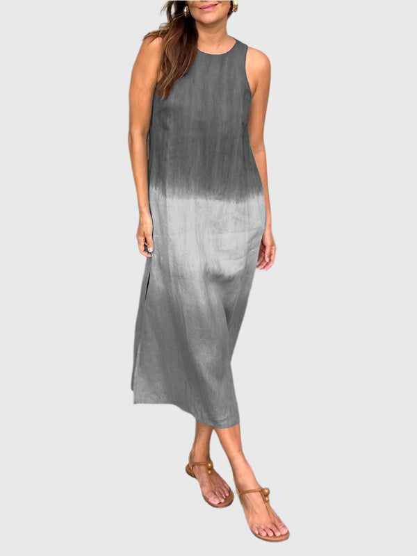 Sleeveless Ombre Maxi Dress