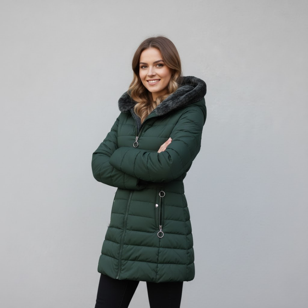Faux Fur Lined Puffer Coat