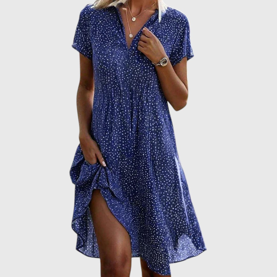Polka Dot Shirt Dress